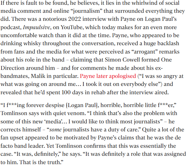 Louis Tomlinson says he will "forever despise" Logan Paul over controversial Liam Payne interview.