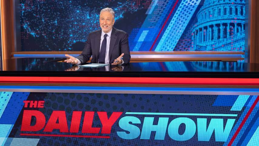 Jon Stewart is "working on" staying at Paramount
