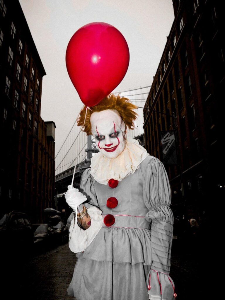 Ed Sheeran dresses up as Pennywise for Halloween