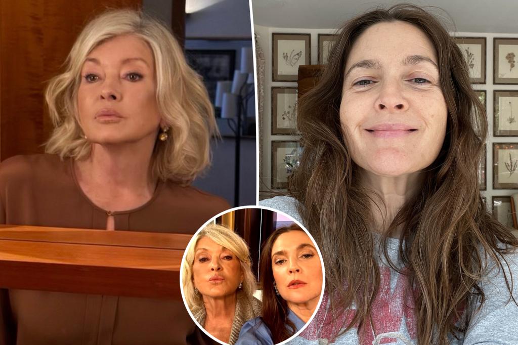Martha Stewart teaches Drew Barrymore how to take a thirst trap Martha Stewart teaches Drew Barrymore how to take a thirst trap