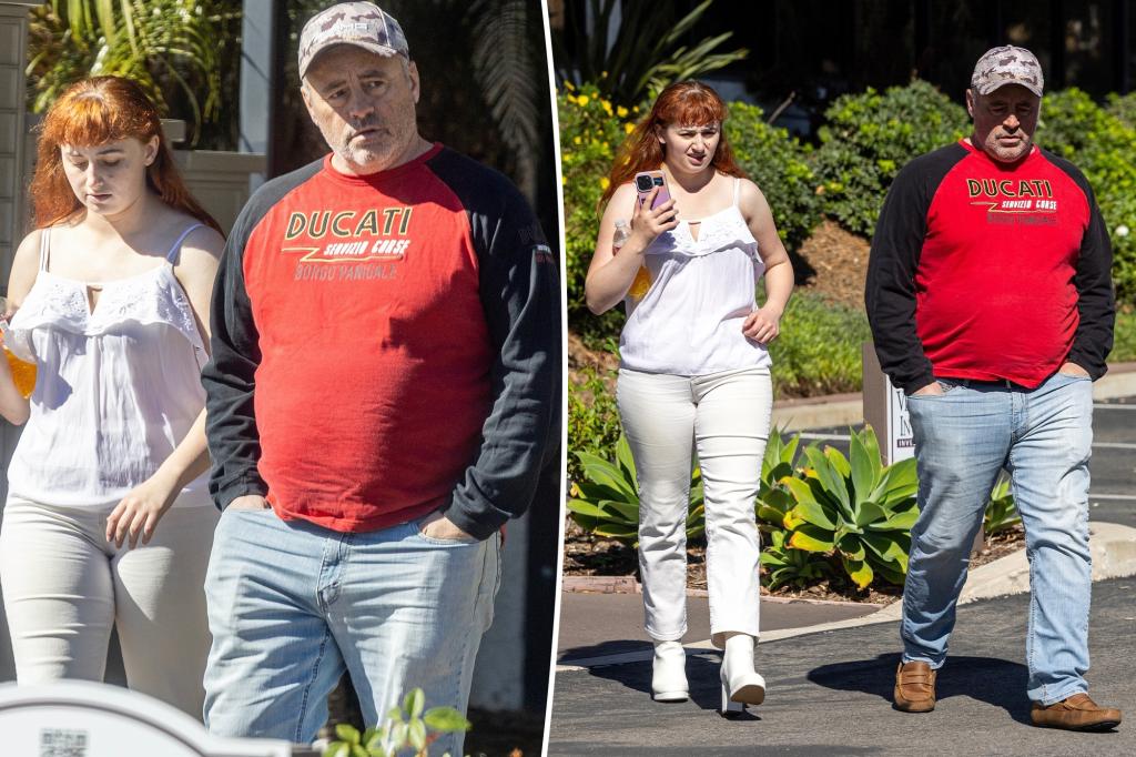 Matt LeBlanc and daughter Marina, 21, have rare family outing in California