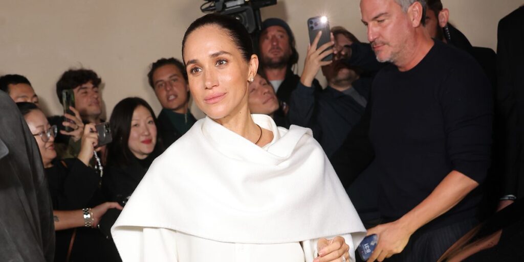 Meghan Markle Makes a Surprise Appearance at the Balenciaga Show at Paris Fashion Week Meghan Markle Makes a Surprise Appearance at the Balenciaga Show at Paris Fashion Week