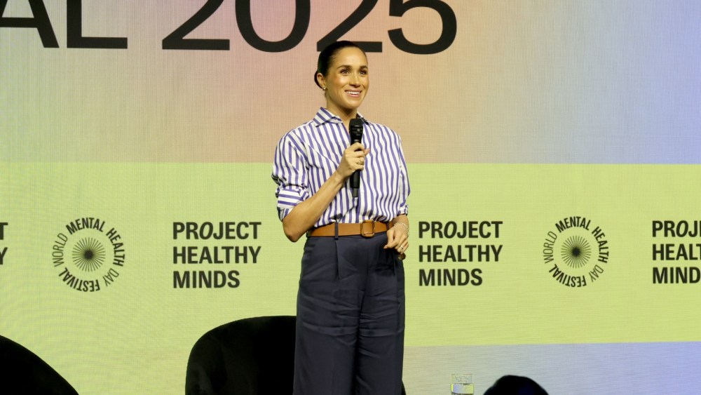 Meghan Markle Styles Pieces by Ralph Lauren at World Mental Health Day Meghan Markle wears pieces by Ralph Lauren at the Project Healthy Minds World Mental Health Day Festival on Oct. 10, 2025 in New York City.