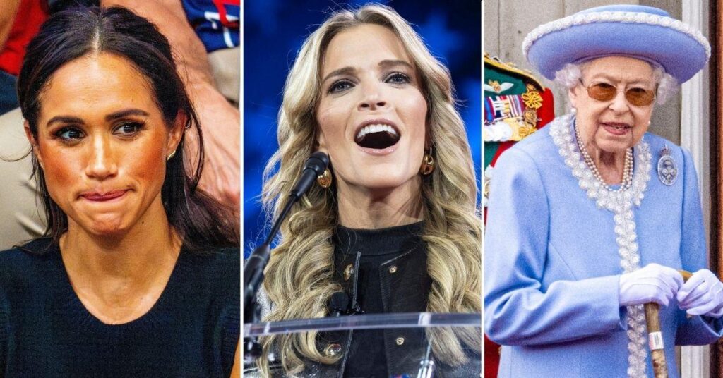Megyn Kelly Claims Meghan Markle ‘Bullied’ Queen Elizabeth II to Death Megyn Kelly Claims Meghan Markle 'Bullied' Queen Elizabeth II to Death