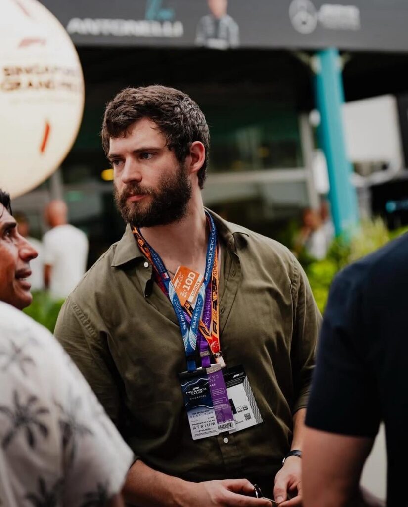 David Corenswet at the Formula One Singapore Grand Prix