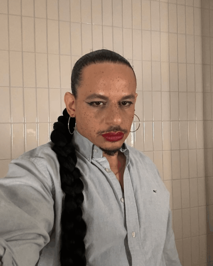 Eric Andre dressed as singer Sade for Heidi Klum’s annual Halloween party (2024)