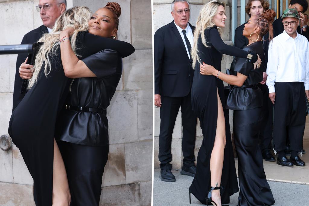 Paris and Janet Jackson reunite at Paris Fashion Week Paris and Janet Jackson reunite at Paris Fashion Week
