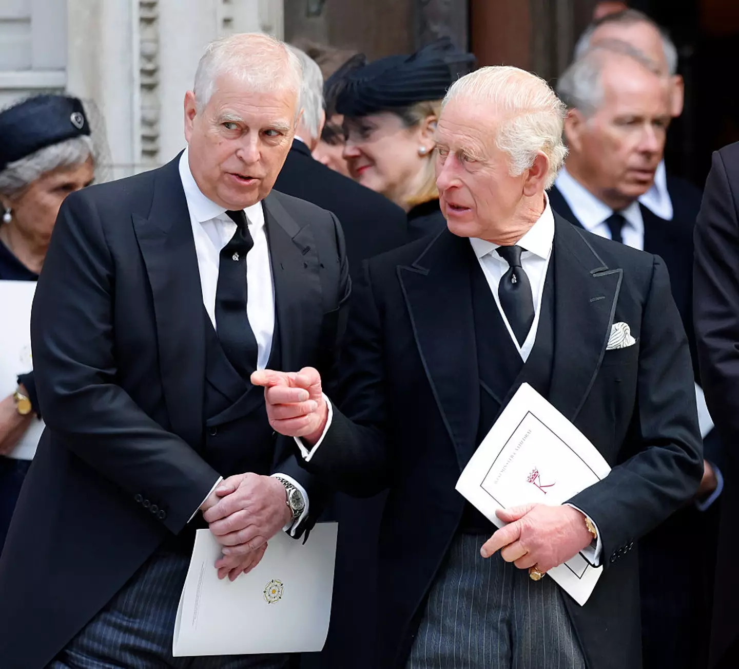 The King has stripped his brother Andrew of his Prince and Duke of York titles and has served him a 'formal notice' to leave Royal Lodge (Max Mumby/Indigo/Getty Images)