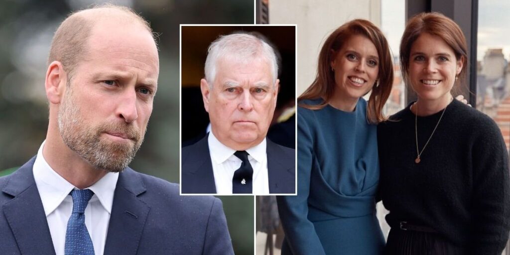Prince William could 'hurt' Beatrice and Eugenie as he is tipped to 'wield the axe' over Prince Andrew