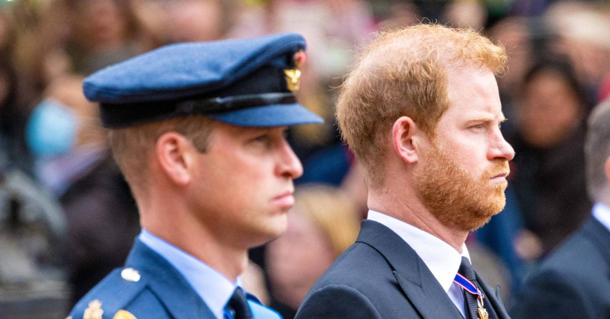 Image of Prince William is prepared to revoke his younger brother Prince Harry's titles when king.