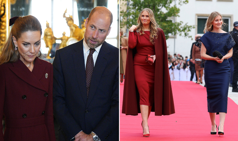 Princess Kate, Prince William, Princess Catharina-Amalia, Princess Elisabeth