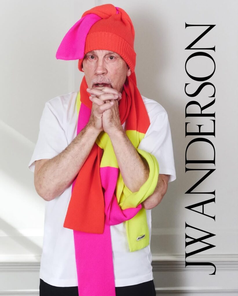 John Malkovich stars in the latest campaign for JW Anderson. Photographed Heikki Kaski & styled by Benjamin Bruno.