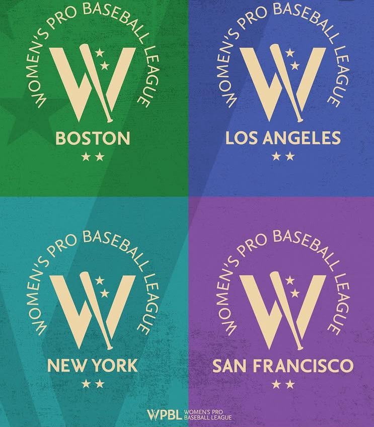 the women's pro baseball league have announced the first four teams to play when the season starts next year