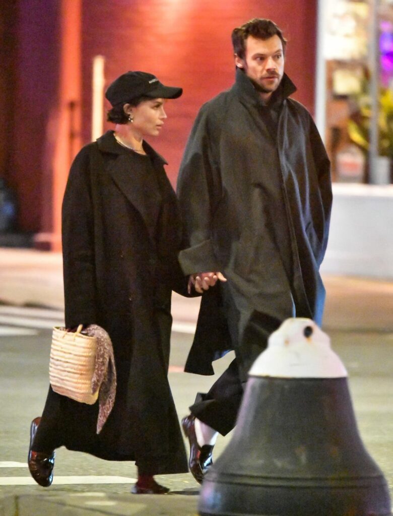 Harry Styles and Zoë Kravitz out and about after leaving a music studio in NYC