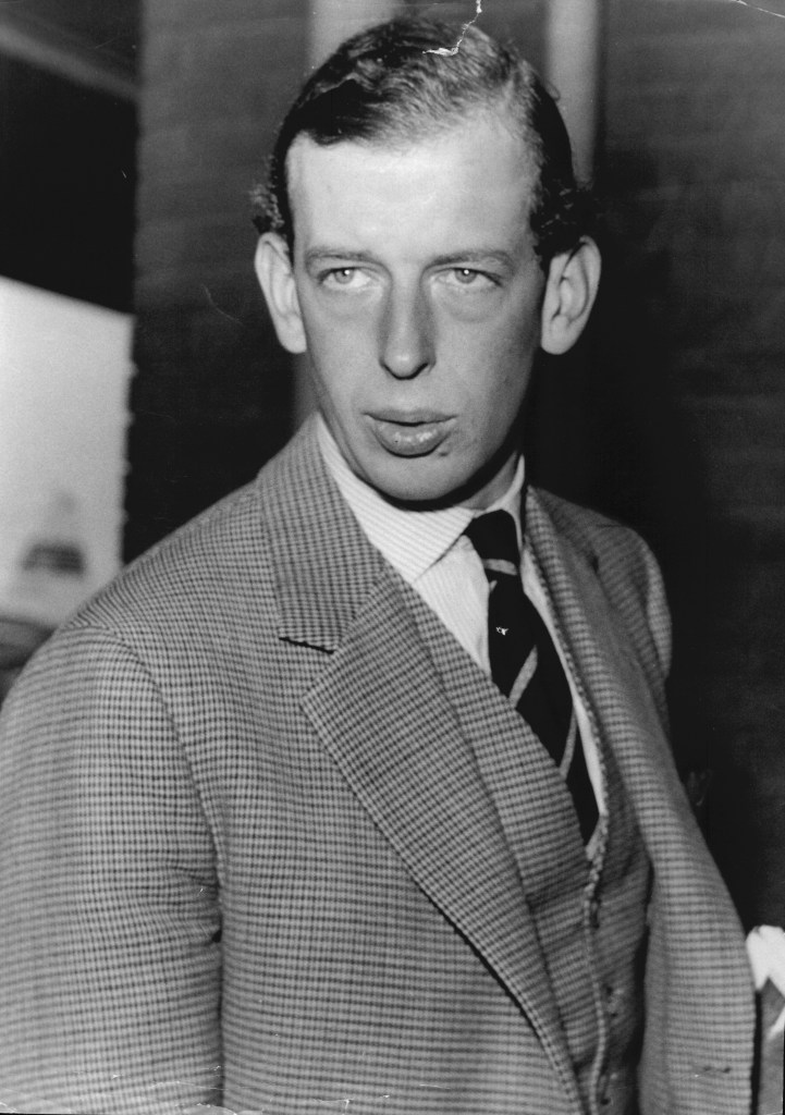 The Duke of Kent in his younger years