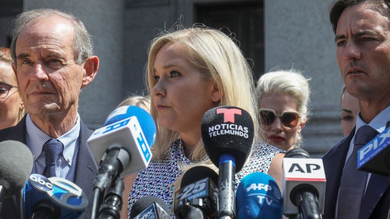 Virginia Giuffre had accused Prince Andrew of sexually assaulting her before her death. (AP Photo/Bebeto Matthews, File)