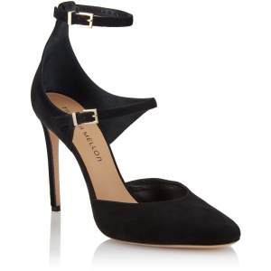 Tamara Mellon's Paramour heels in black suede. 