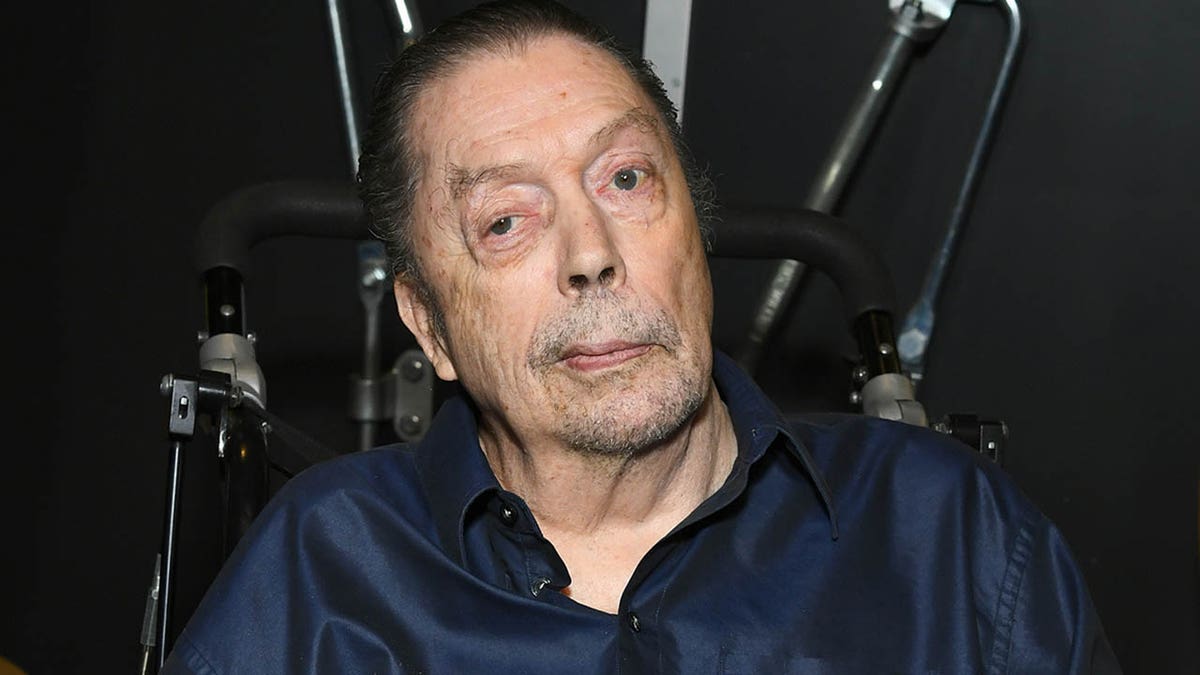 A close-up of Tim Curry in 2025. 