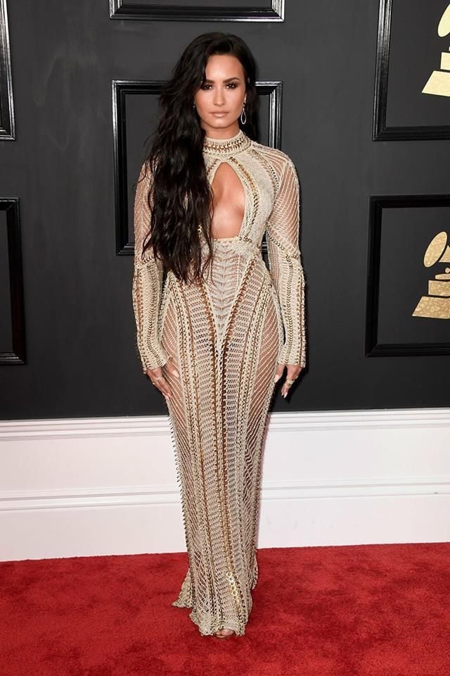 Demi Lovato at the Grammy Awards 2017