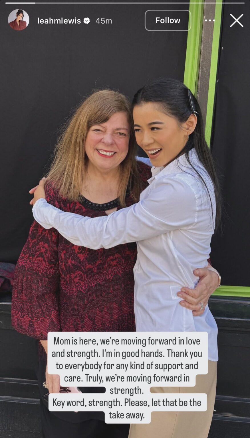 Leah Lewis speaks out after she reported to CBS Studios that her ‘Matlock’ costar David Del Rio sexually assaulted her: “Thank you to everybody for any kind of support and care. Truly, we're moving forward in strength. Key word, strength. Please, let that be the take away."