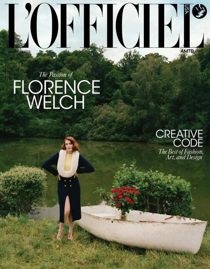 Florence Welch photographed by Autumn de Wilde and styled by Shirley Kurata for L'Officiel USA.