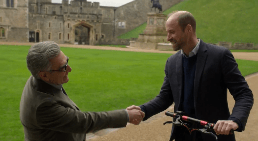 Prince William with Eugene Levy