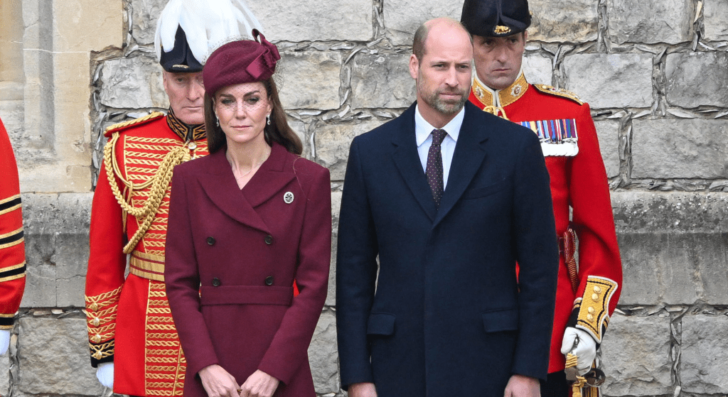William and Kate outside Windsor Castle