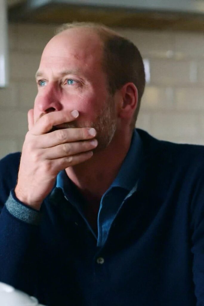 Prince William struggles to hold back tears after a heartbreaking conversation on World Mental Health Day (TW)
