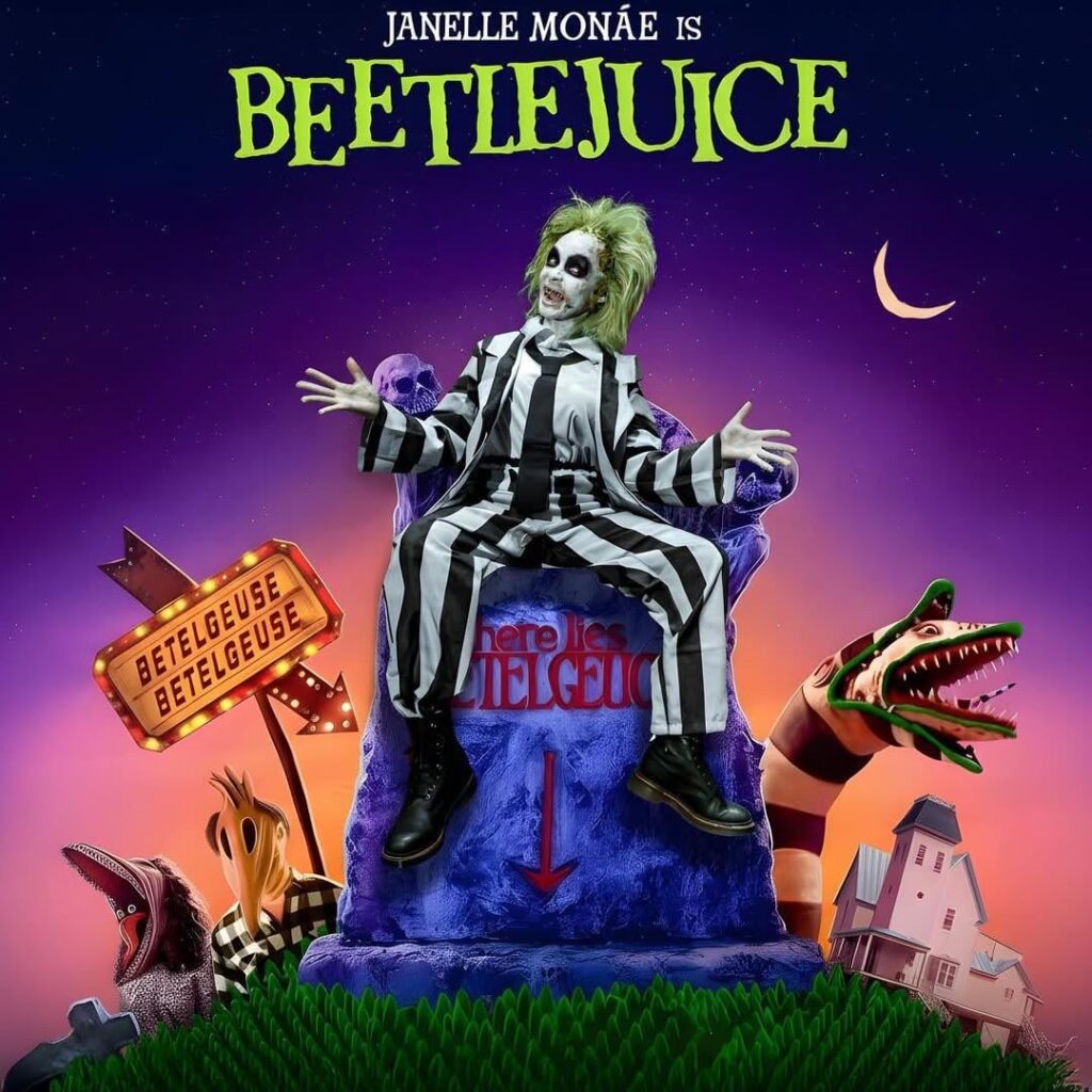 Janelle Monáe is Beetlejuice