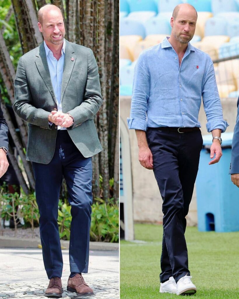 All William's looks in Brazil
