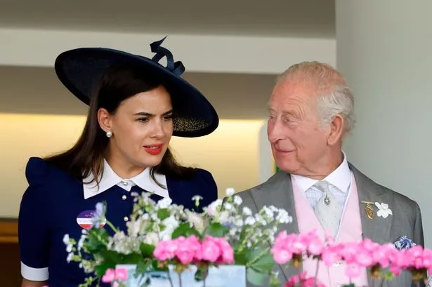 Sophie Winkleman with King Charles