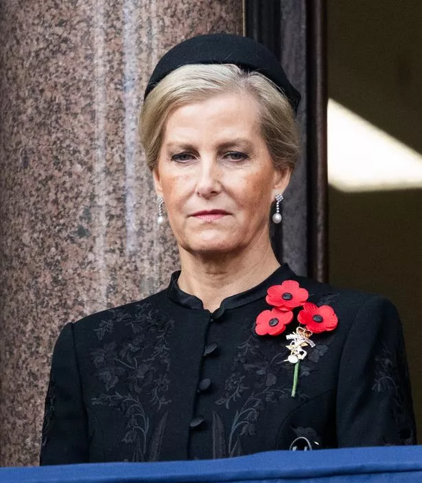 Sophie, Duchess of Edinburgh during the 2025 National Service Of Remembrance at The Cenotaph