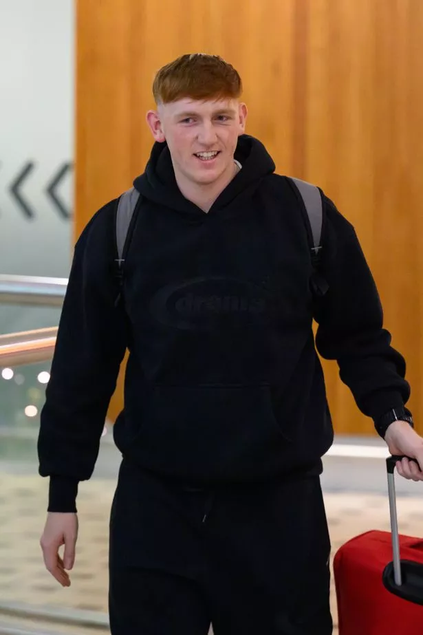 Morgan Burtwistle arriving in Australia for I'm A Celeb