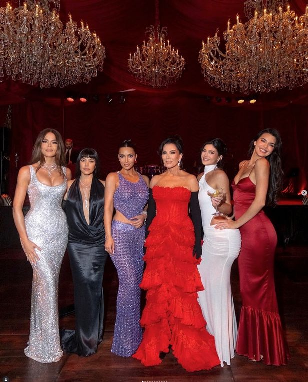 Kris Jenner with her daughters Khloe, Kourtney, Kim, Kylie and Kendall 