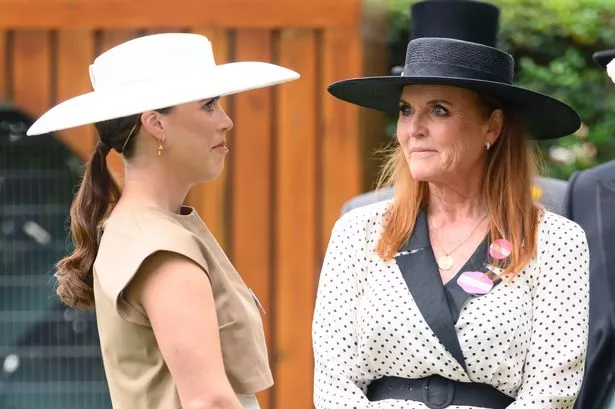 A photo of Princess Eugenie and Sarah Ferguson