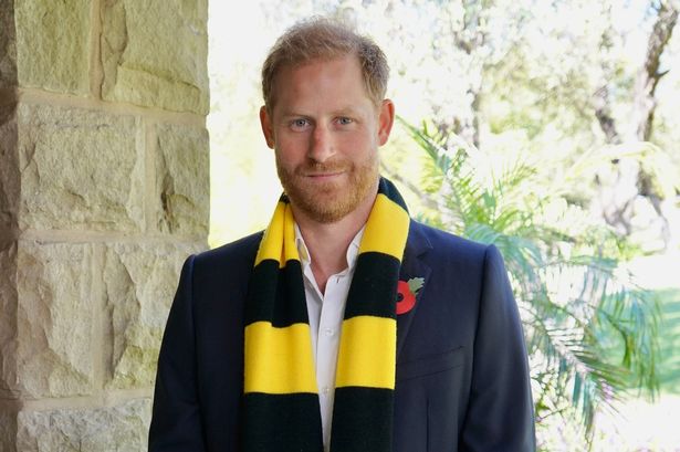 Prince Harry in a Scotty's Little Soldiers scarf