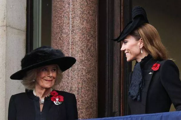 Queen Camilla and Princess Kate