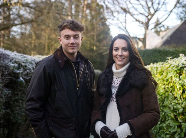 Princess of Wales with radio presenter Roman Kemp, 