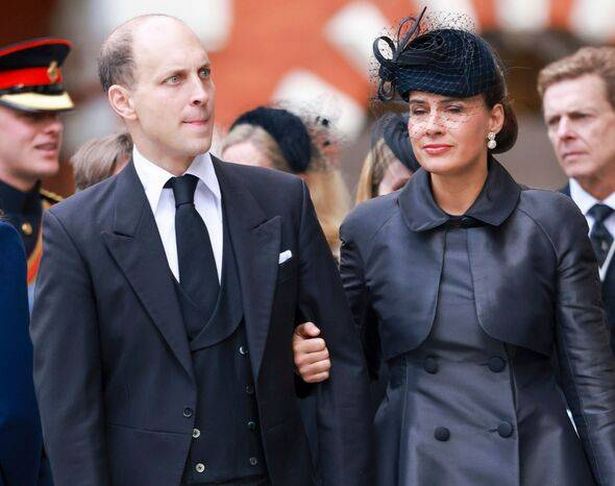 Sophie Winkleman with her husband Lord Frederick Windsor