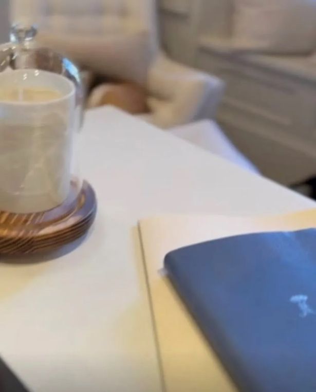 A notebook embellished with Meghan Markle's royal cypher