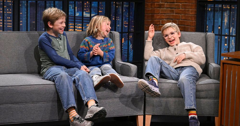 Seth Meyers Interviewed his Kids on Late Night Seth Meyers Interviewed his Kids on Late Night