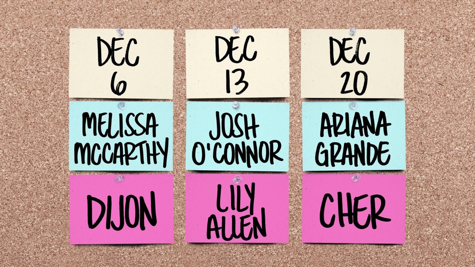 Saturday Night Live reveals the hosts & musical guests for December