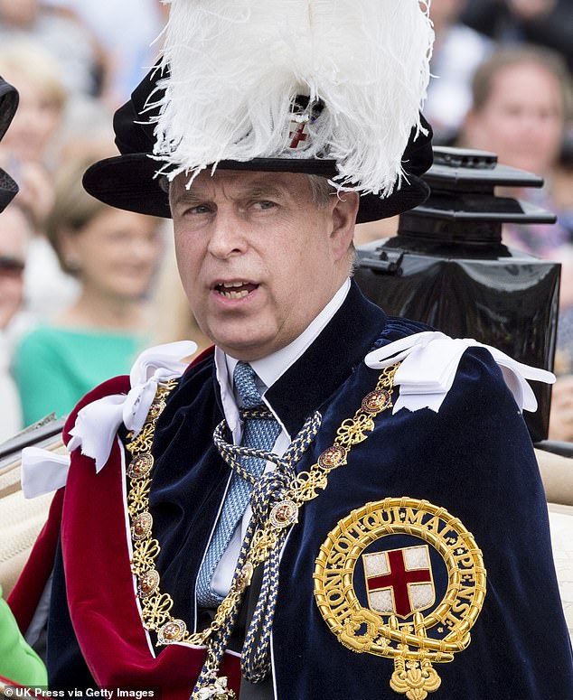 After his titles were stripped, the Duke was reintroduced to the world under the name Andrew Mountbatten Windsor - notably missing the hyphen traditionally used in the royal family 's double-barrelled surname