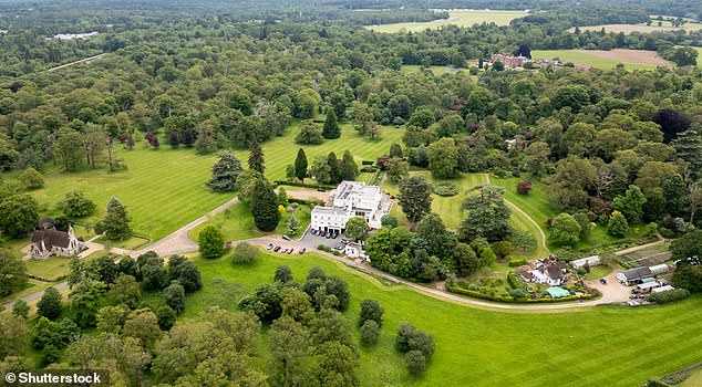 Pictured: Royal Lodge. Andrew will now move onto a property on the private Sandringham estate and it is understood any future accommodation he lives will be privately funded by The King
