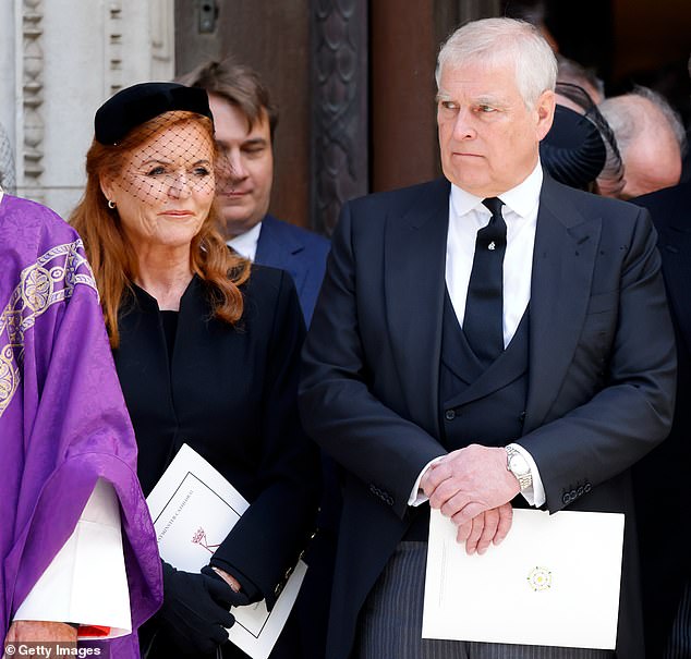 Speculation has been rising over whether there is any way back for the sisters' mother Sarah Ferguson, pictured left with Andrew last month