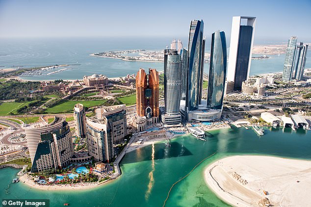 The lavish property sits in the Sea Palace compound ¿ the heavily guarded residence of the UAE's ruling family ¿ alongside the headquarters of the Emirati navy
