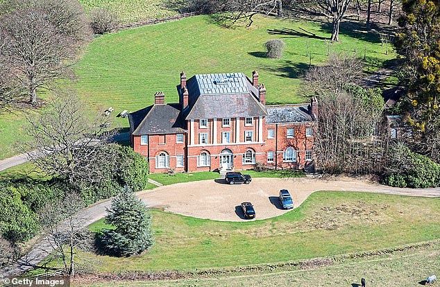 William and Kate served drinks and nibbles on Friday at The York Club, a private pub near Forest Lodge (pictured) - the Waleses' new 'forever' home in Windsor Great Park