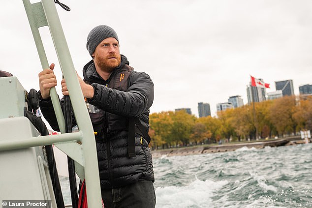 Prince Harry has been accused of 'copying' his older brother Prince William after posing for a remarkably similar photo opportunity