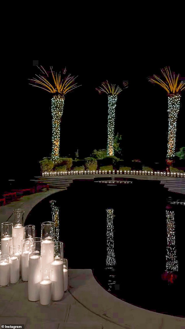 The scenic view by the pool