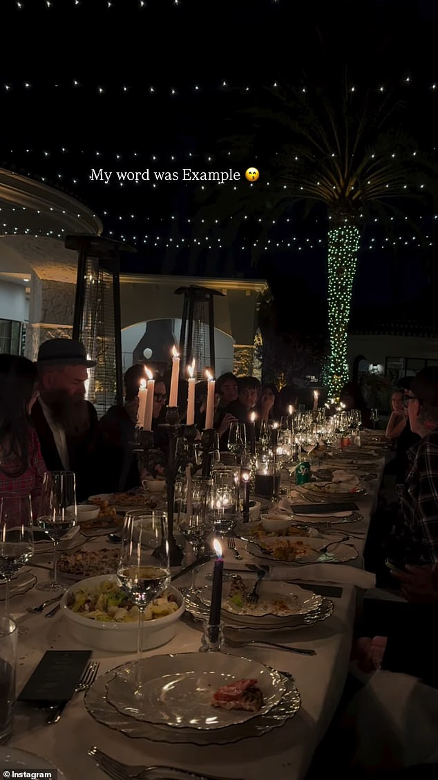 Atiana shared a video of the table